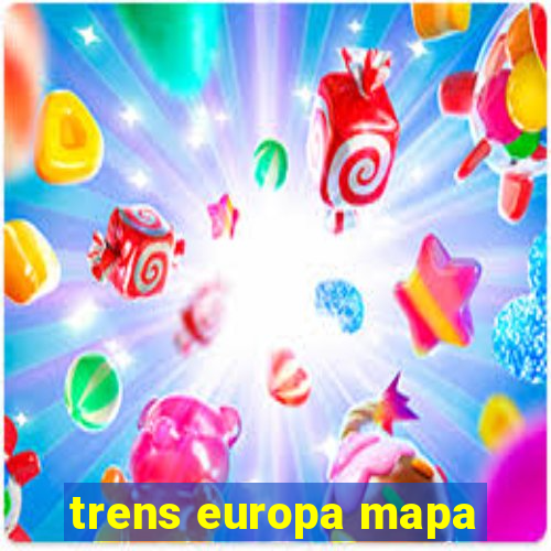 trens europa mapa